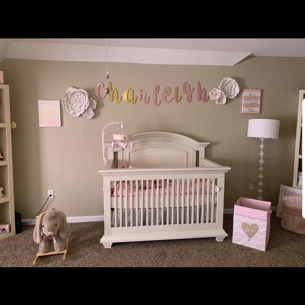 wall art and the furniture